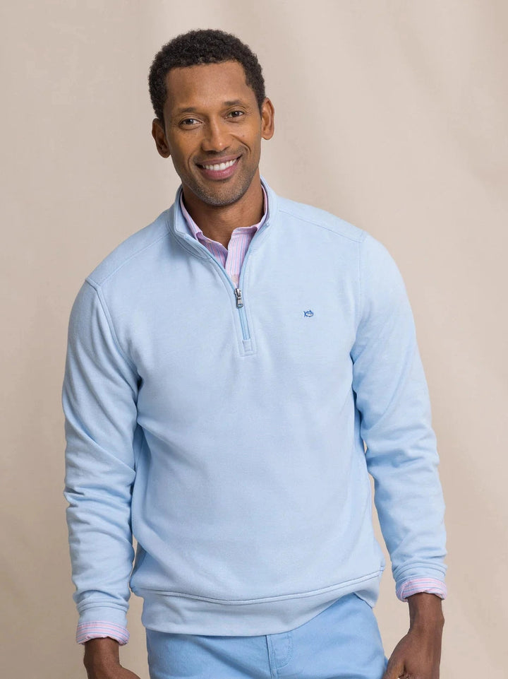 Southern Tide Sandy Cove Pique Quarter Zip