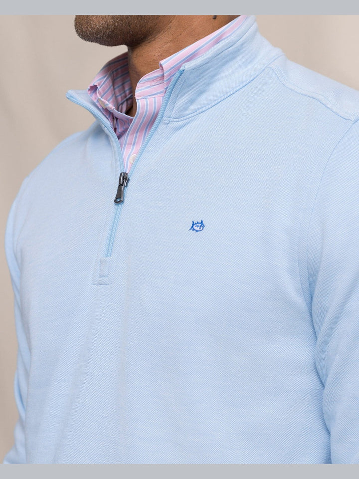 Southern Tide Sandy Cove Pique Quarter Zip