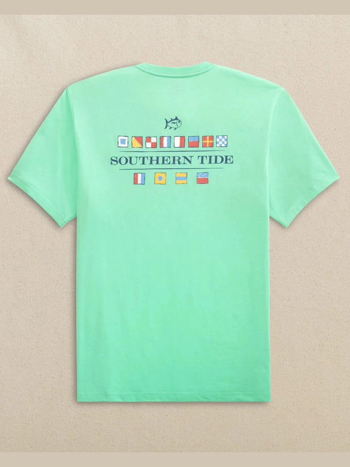 Southern Tide Nautical Flags Short Sleeve Tee - Gulf Shores