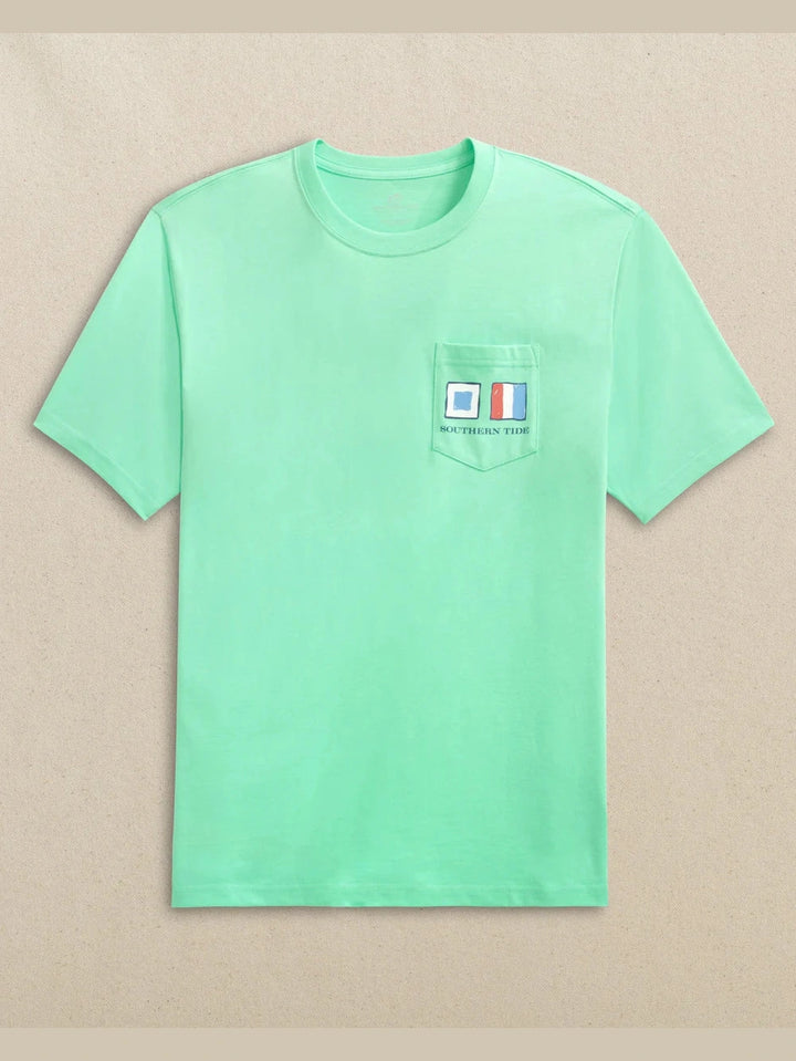 Southern Tide Nautical Flags Short Sleeve Tee - Gulf Shores