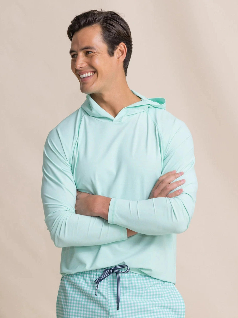 Southern Tide LS Coastal Breeze Performance Hoodie - Gulf Shores