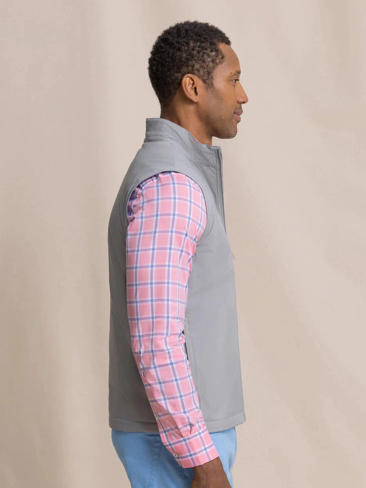 Southern Tide Harbor Reversible Vest - Steel