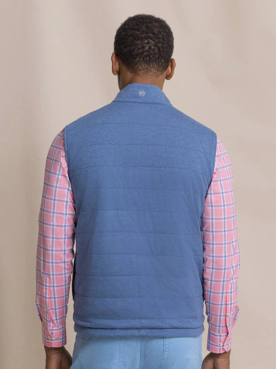 Southern Tide Harbor Reversible Vest - Steel