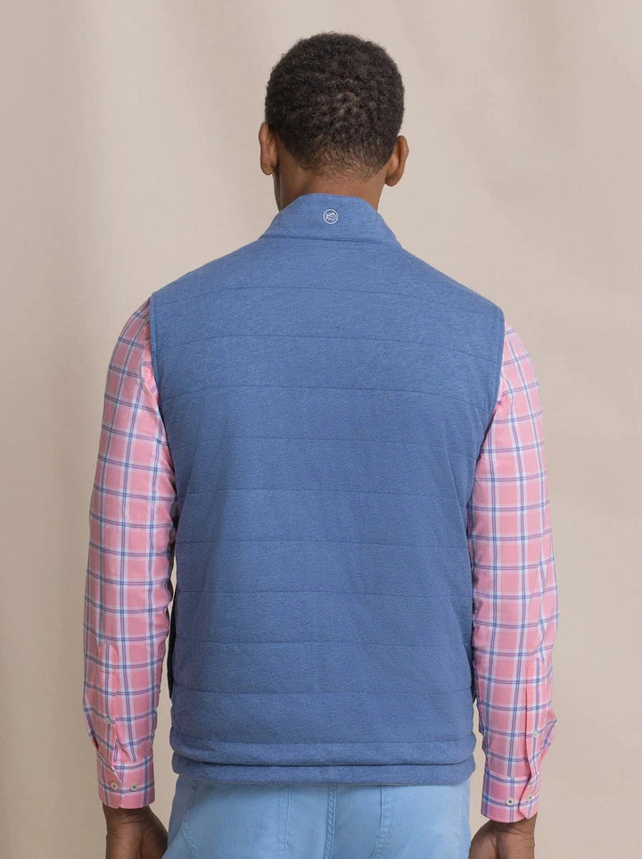 Southern Tide Harbor Reversible Vest - Steel