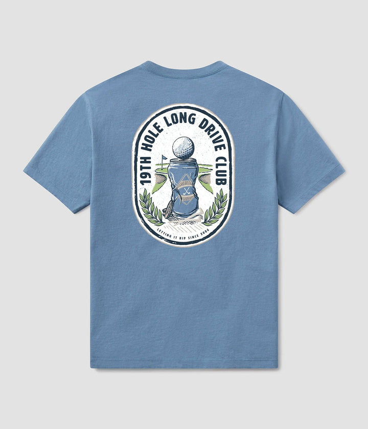 Southern Shirt Long Drive Short Sleeve Tee- Nautical Blue