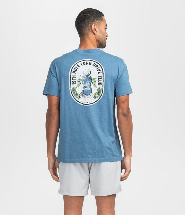 Southern Shirt Long Drive Short Sleeve Tee- Nautical Blue