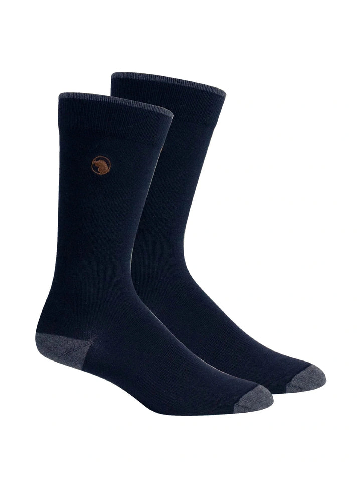 Everyday Basic Embroidered Crew Sock