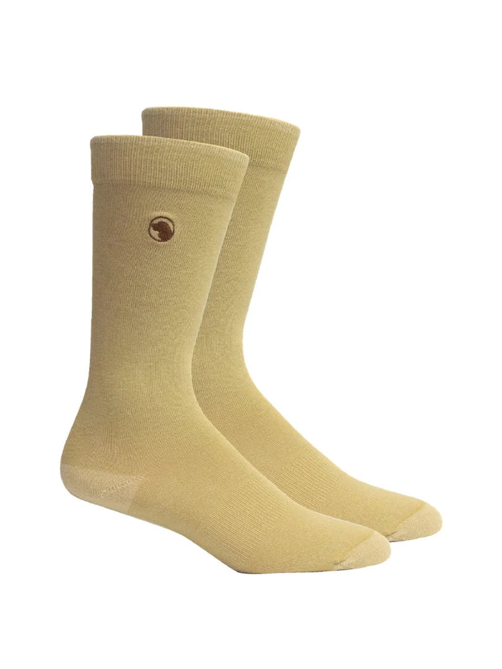 Everyday Basic Embroidered Crew Sock