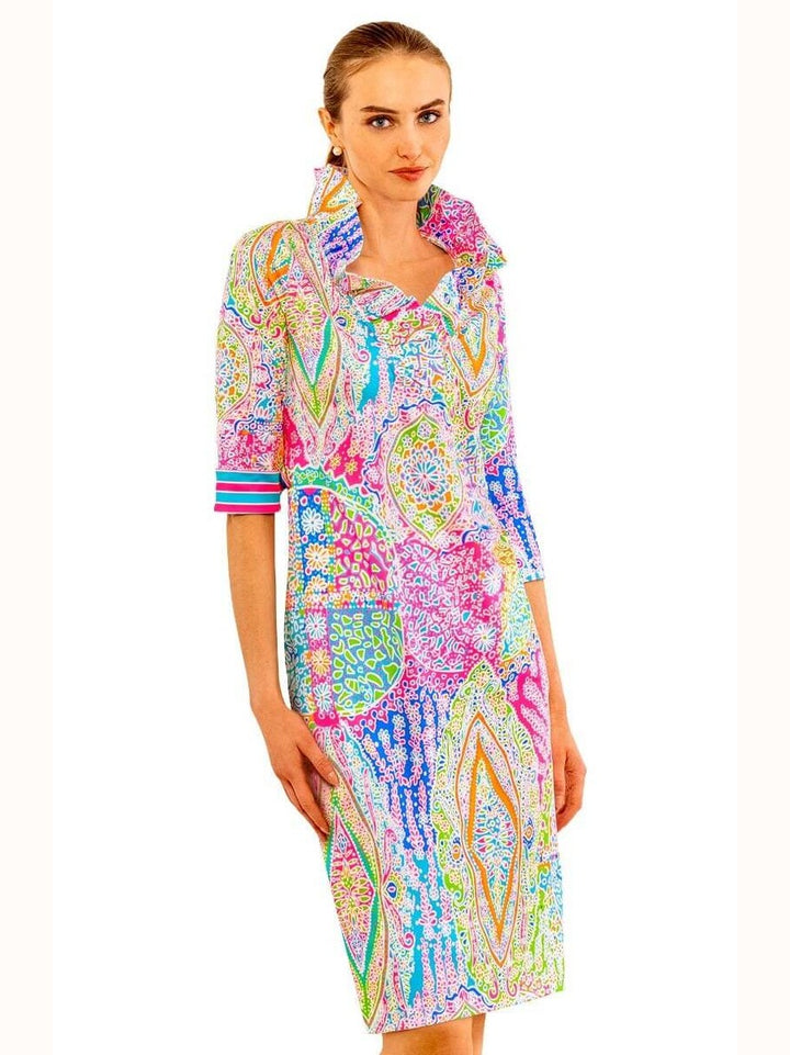 Ruffneck Dress - Grand Bazaar - Brights