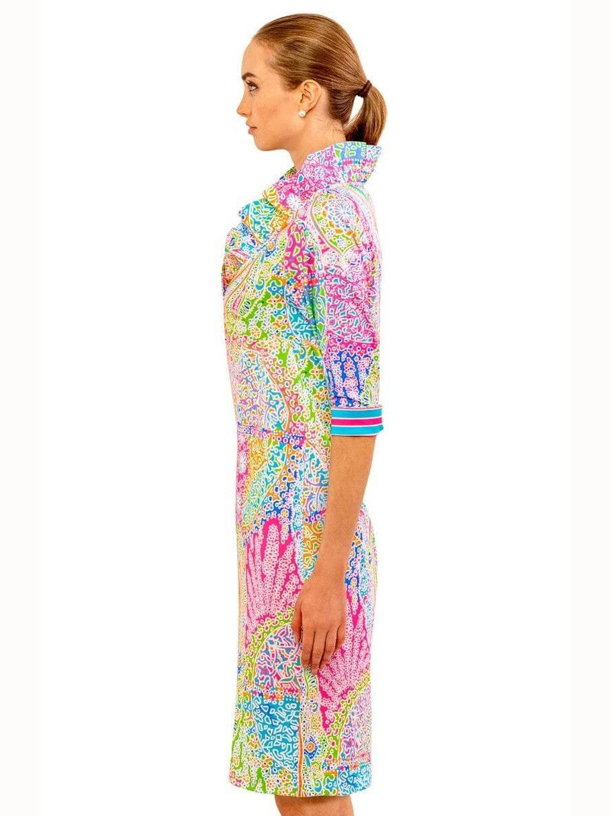 Ruffneck Dress - Grand Bazaar - Brights