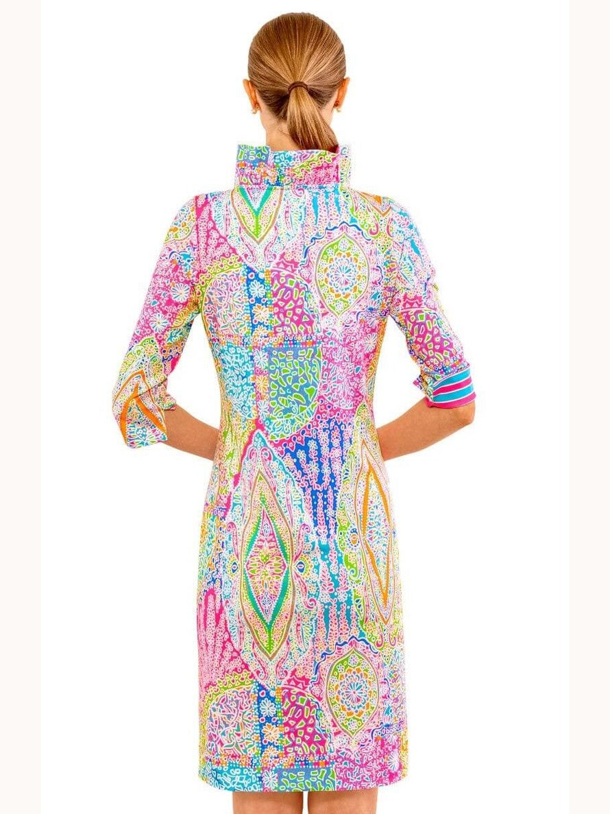 Ruffneck Dress - Grand Bazaar - Brights