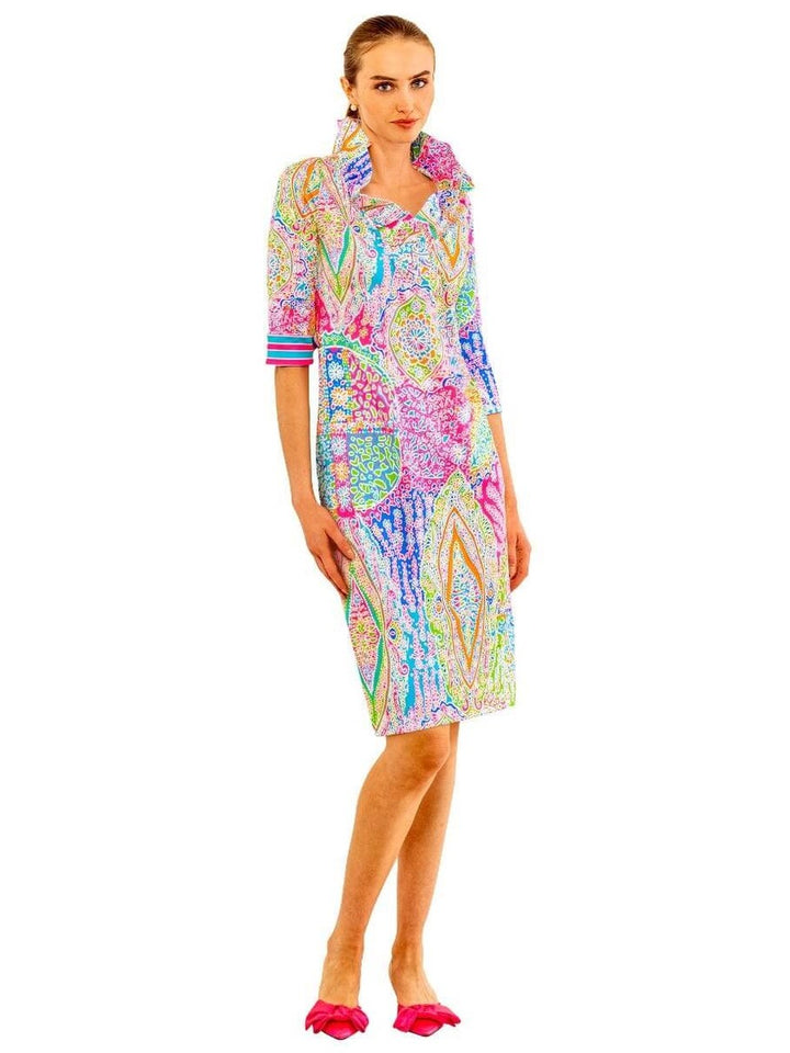 Ruffneck Dress - Grand Bazaar - Brights
