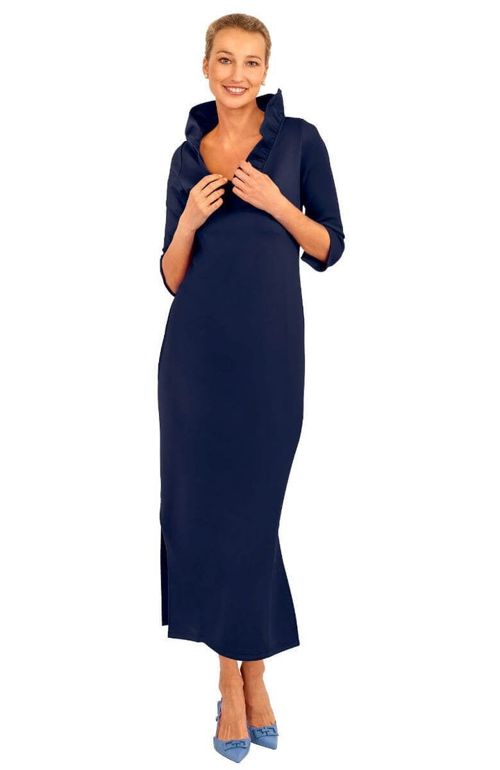 Ruffneck Maxi Dress- 2 Colors