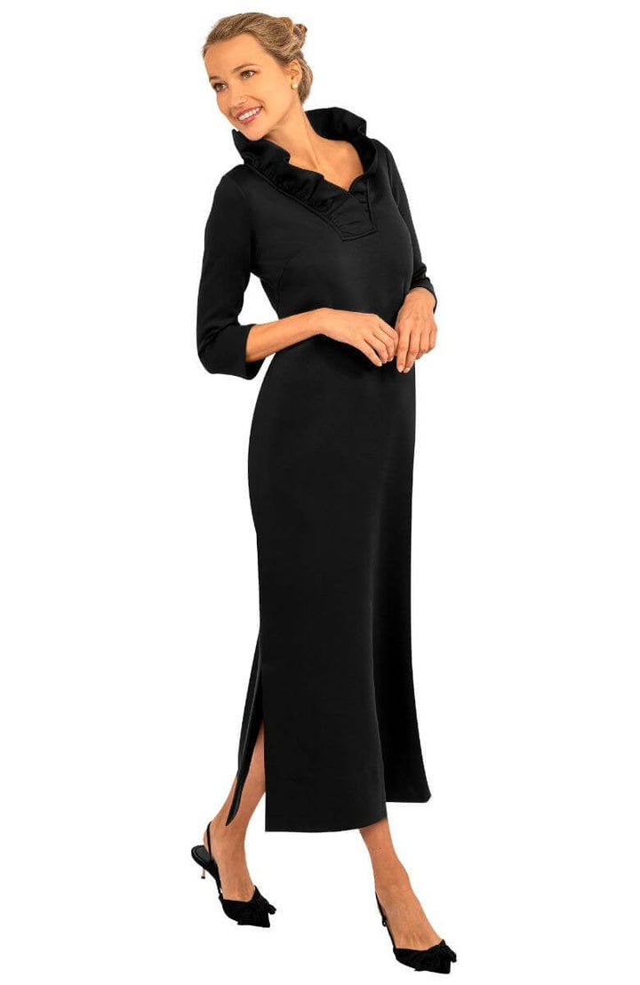 Ruffneck Maxi Dress- 2 Colors