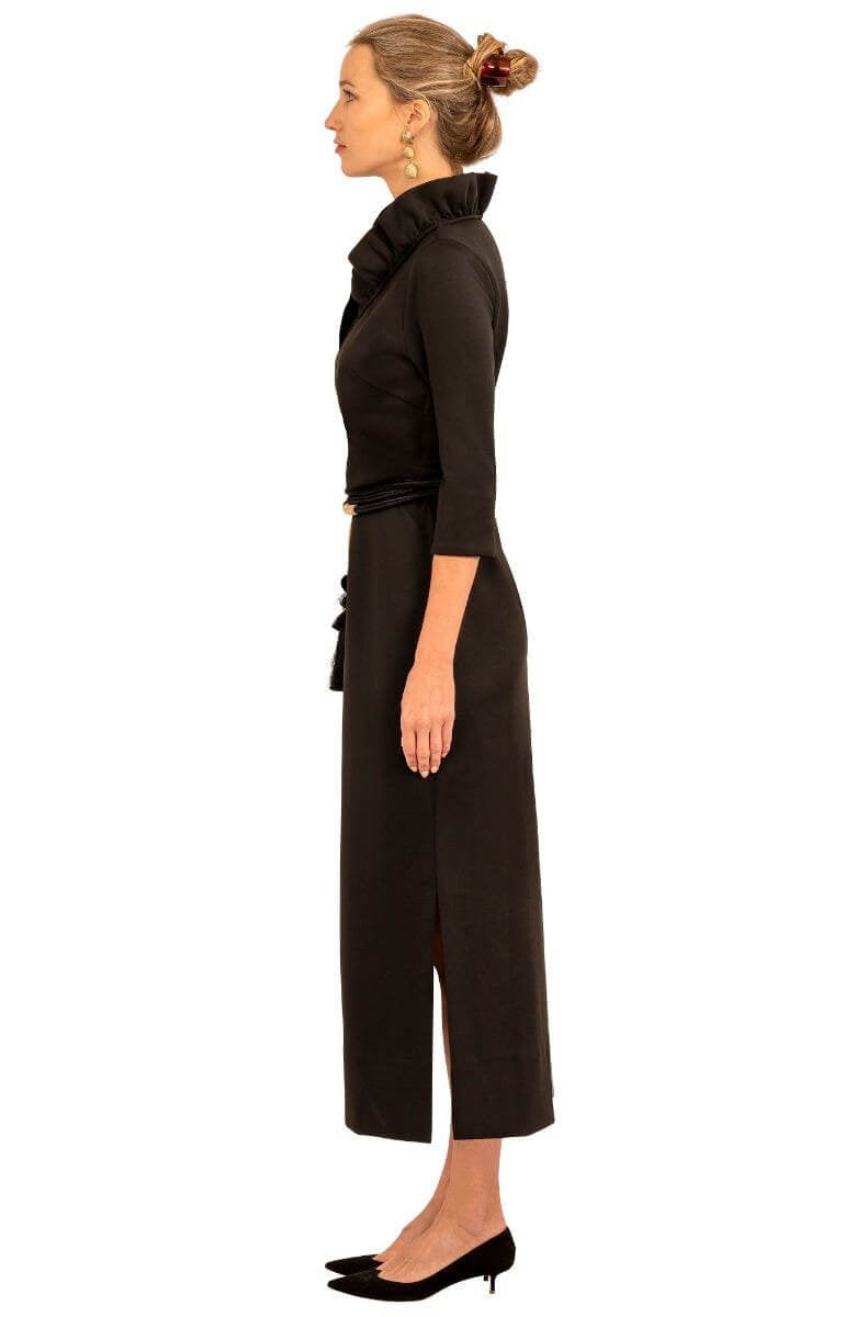 Ruffneck Maxi Dress- 2 Colors