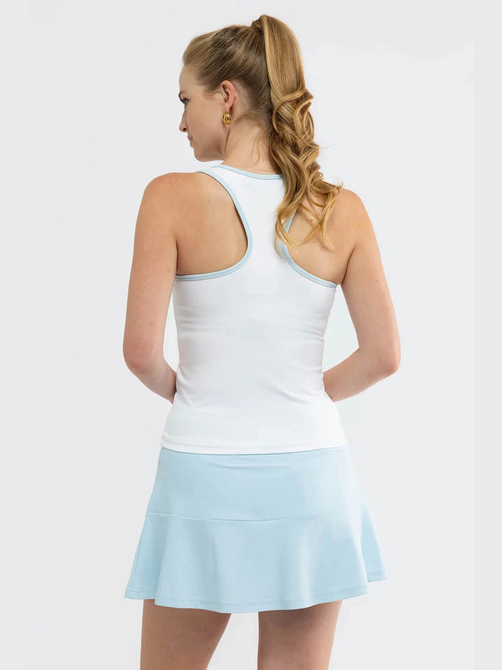 Mae Tank - White/Seasalt