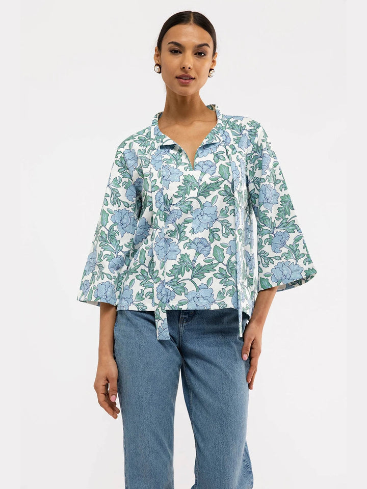 Bebe Top - Coastal Garden
