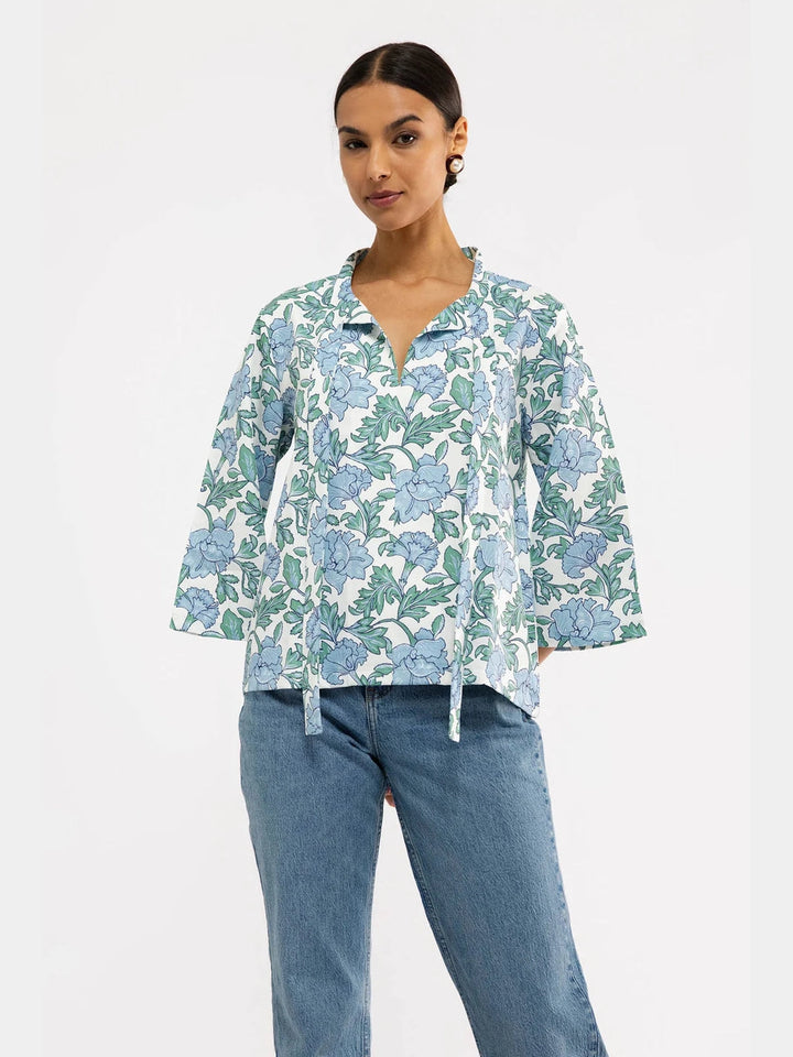 Bebe Top - Coastal Garden