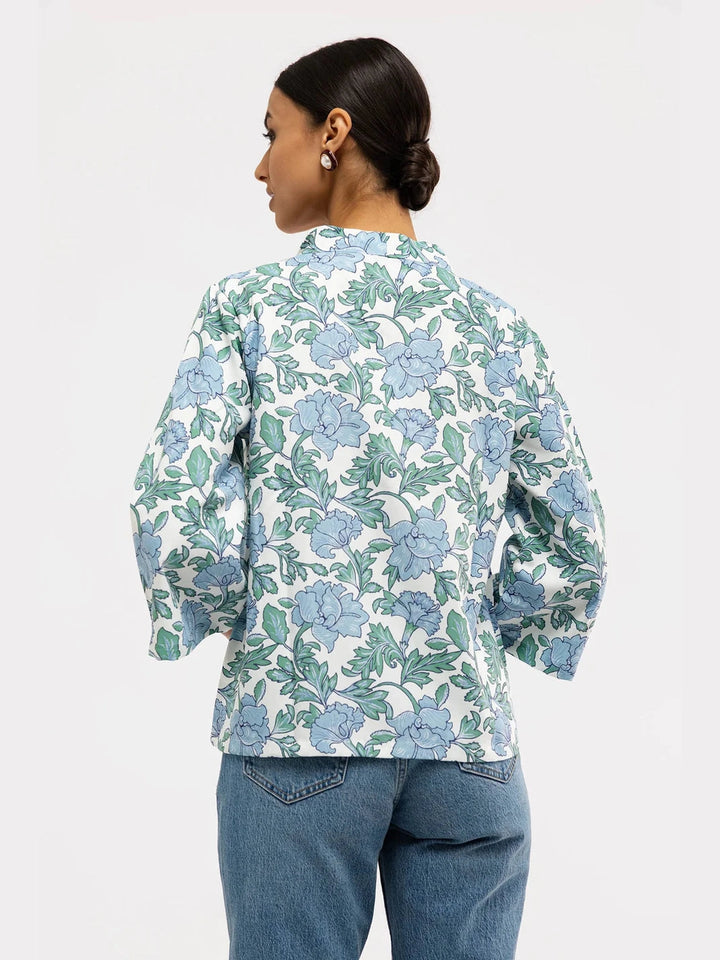 Bebe Top - Coastal Garden