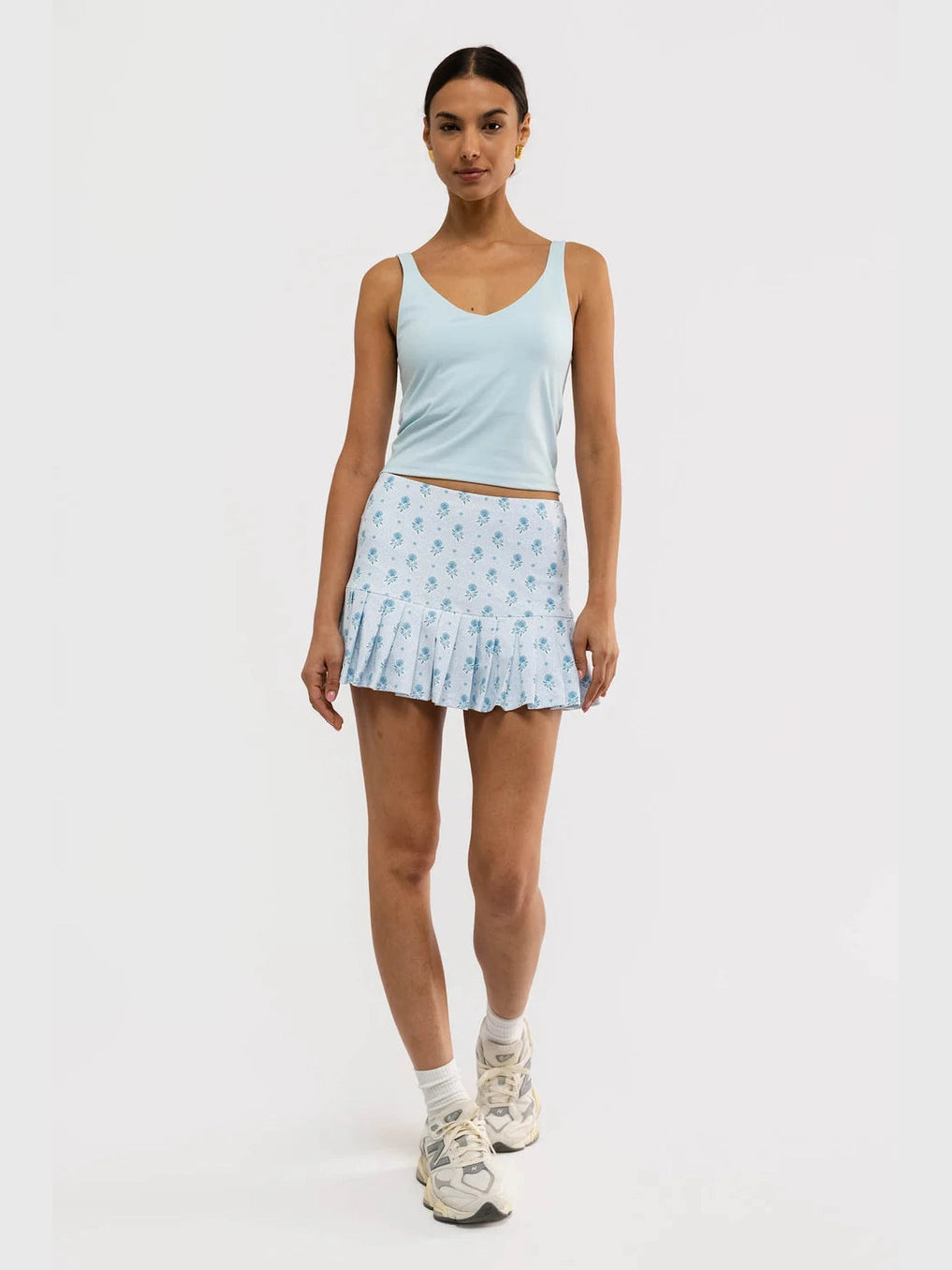 Ruth Skort - Blue Dot Floral