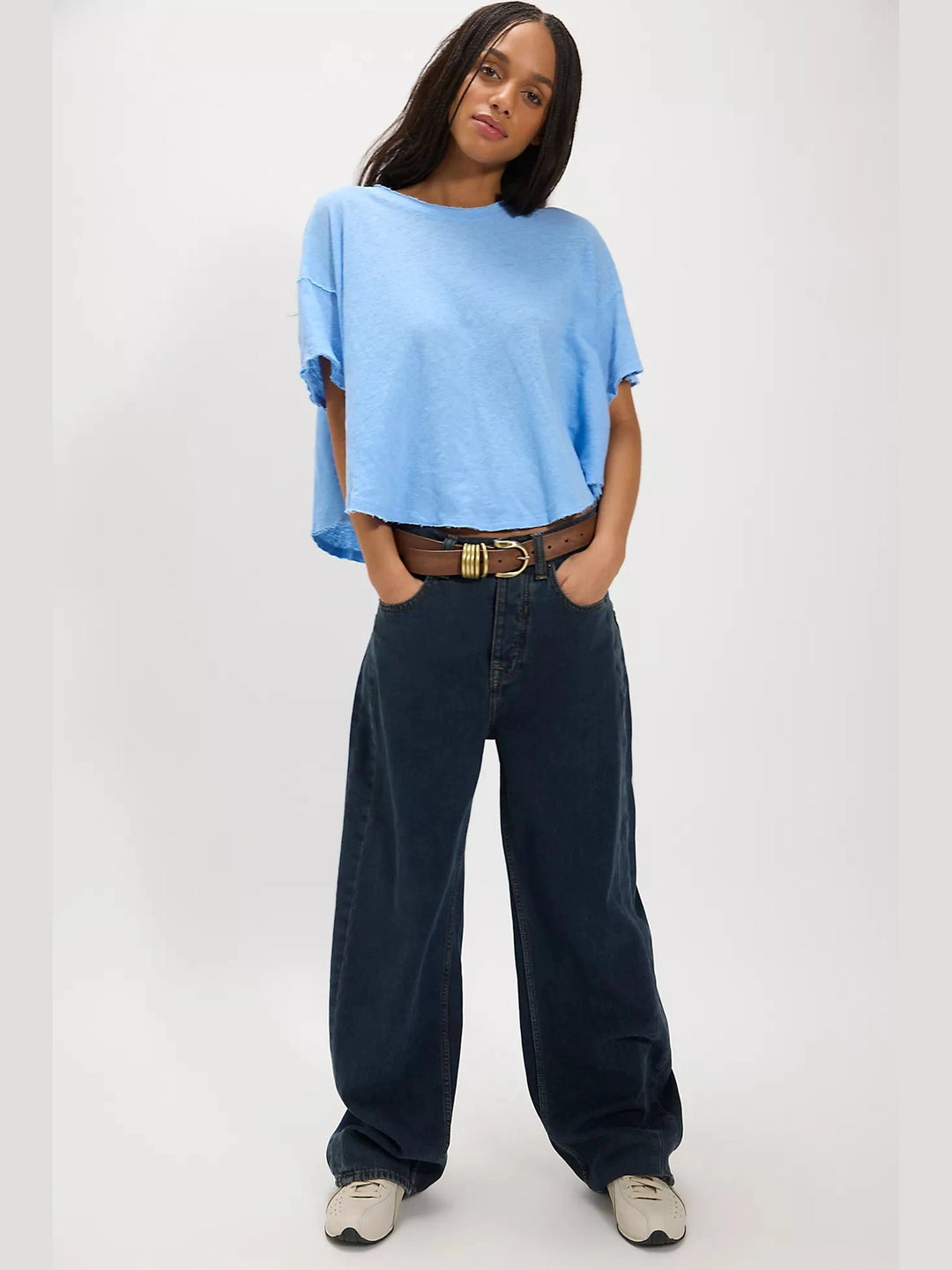 Elsie Swing Tee - Blissful Blue