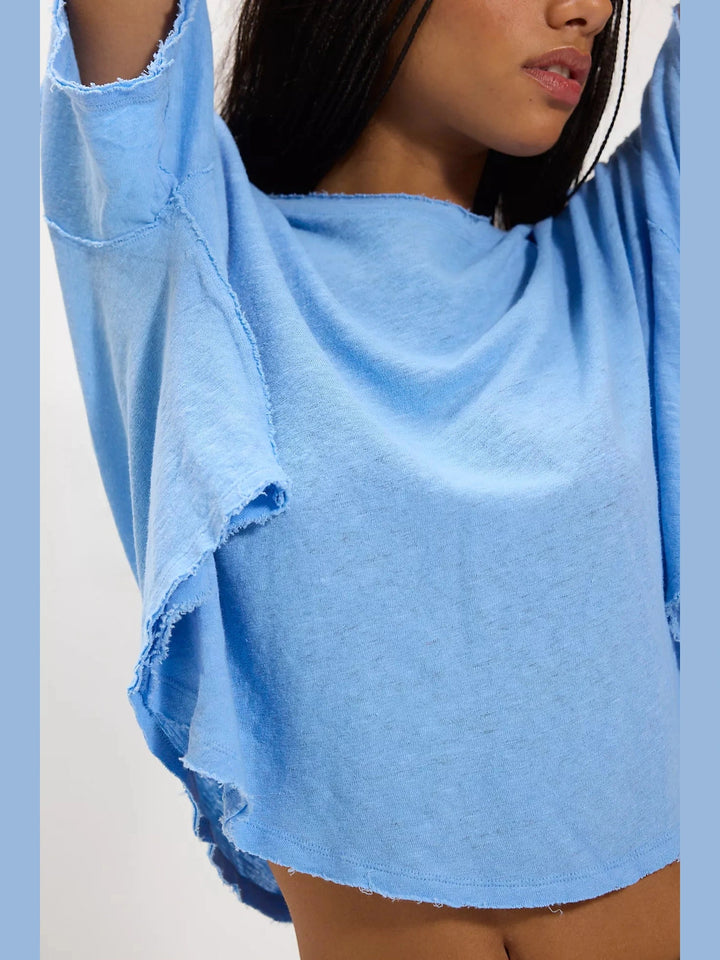 Elsie Swing Tee - Blissful Blue