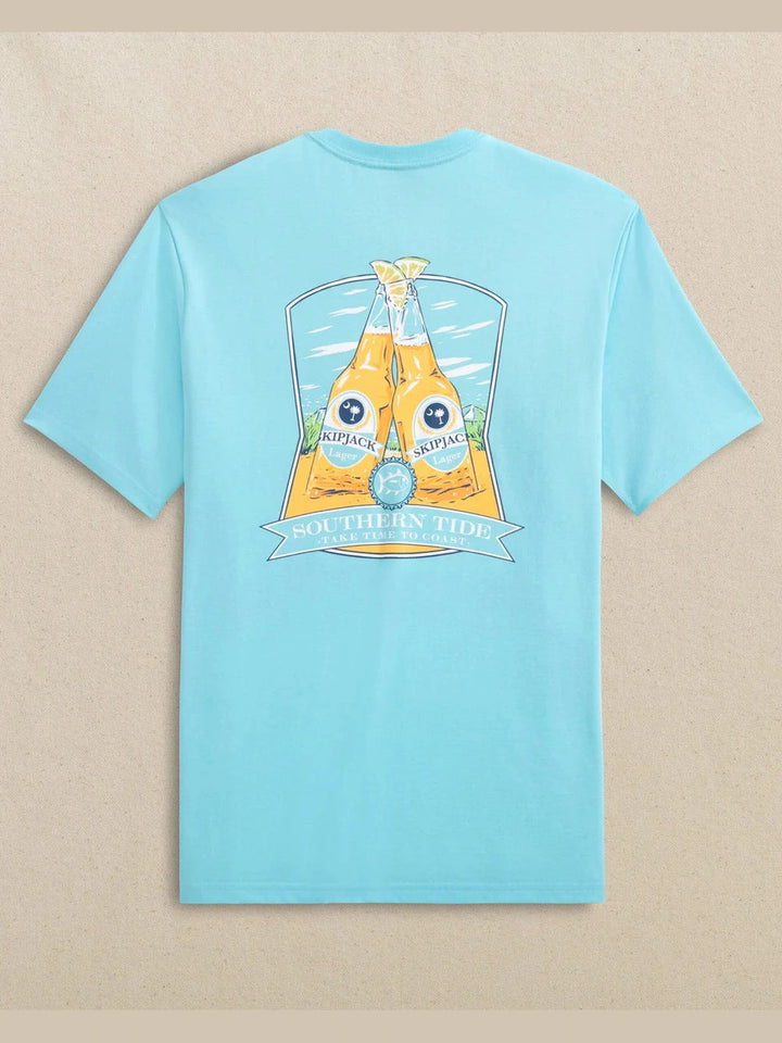 Beach Cheers Short Sleeve T-Shirt - Tropical Breeze Blue