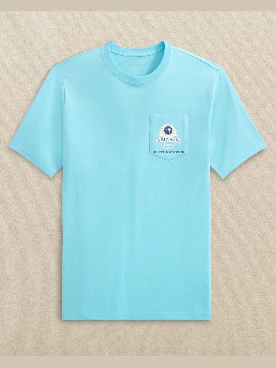 Beach Cheers Short Sleeve T-Shirt - Tropical Breeze Blue