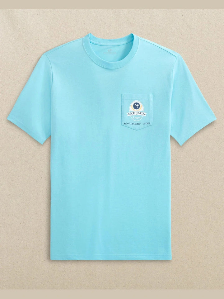 Beach Cheers Short Sleeve T-Shirt - Tropical Breeze Blue