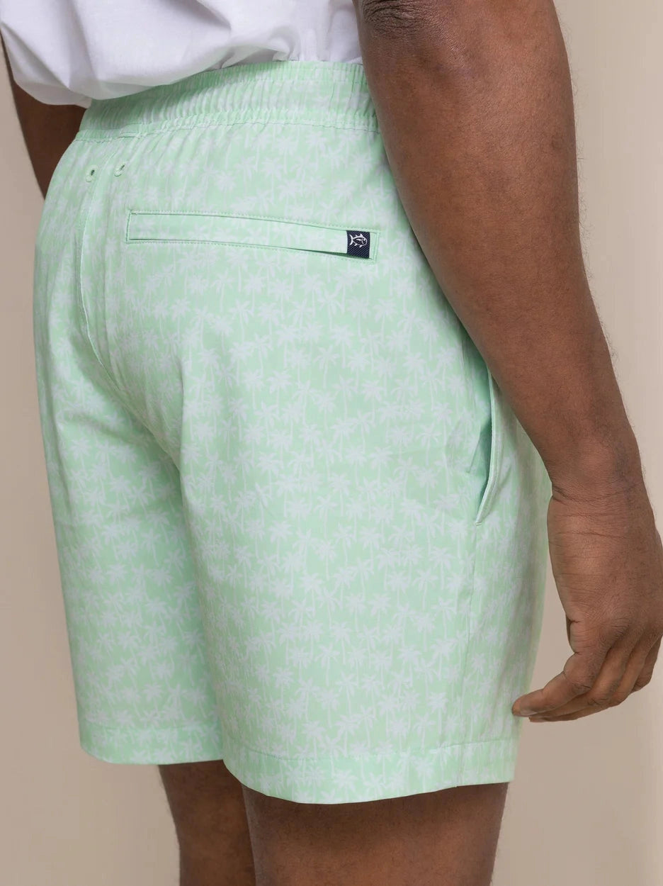 Palmy Vibes Maritime Swim Trunk - Green Ash