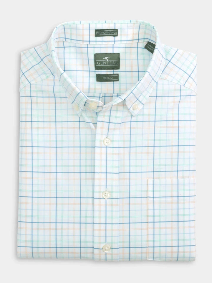 Hollows Performance Sport Shirt - Nantucket Breeze Plaid