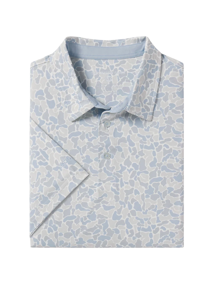 Hunters Hideaway Printed Polo - Pale Drift
