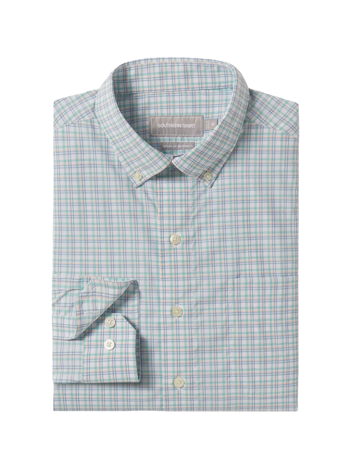 Miramar Plaid LS - Barbados