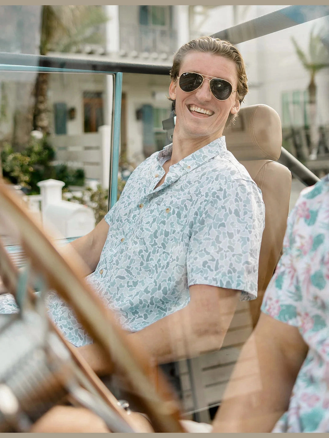 Hooked On Camo Baja Shirt SS