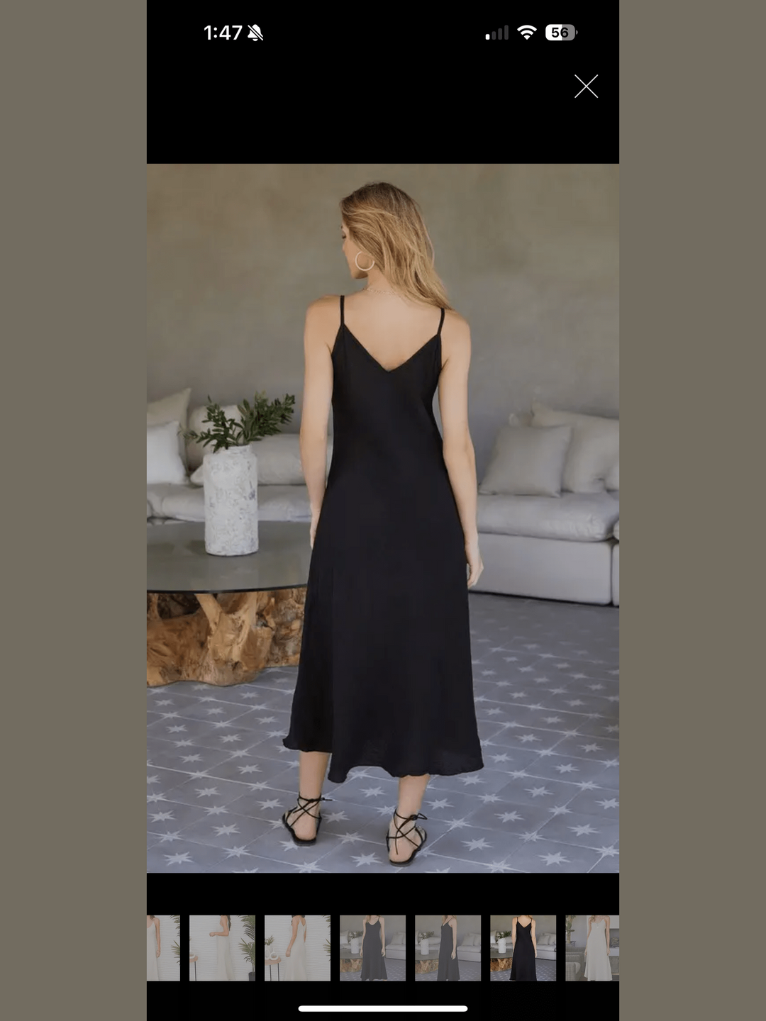 Milio Milano Linen Maxi Slip Dress Bo & Company Milio Milano Linen Maxi Slip Dress Bo & Company
