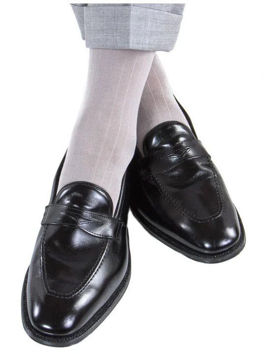 Bo Socks Ash Solid Ribbed Cotton Sock – Bo & Company