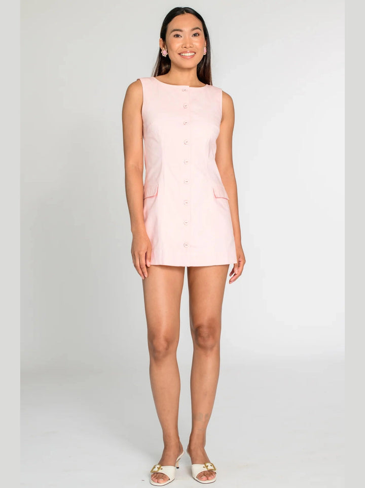 Rory Dress in Pink Peony