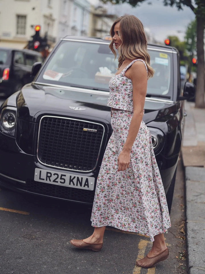 Bennett Skirt - Chantilly Garden