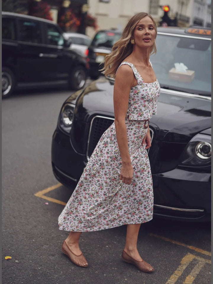 Bennett Skirt - Chantilly Garden