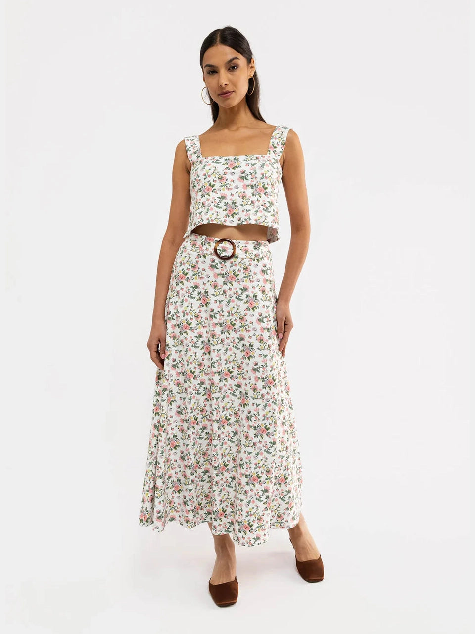 Bennett Skirt - Chantilly Garden