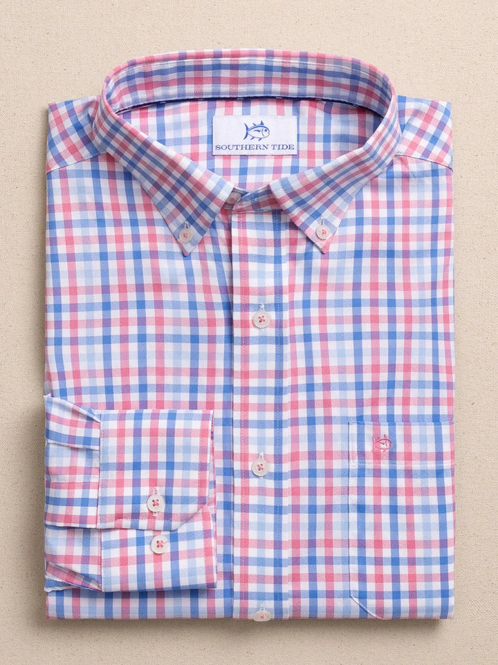 Palm Valley Coastal Breeze Sport Shirt - Island Pink