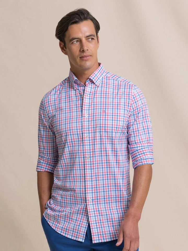 Palm Valley Coastal Breeze Sport Shirt - Island Pink