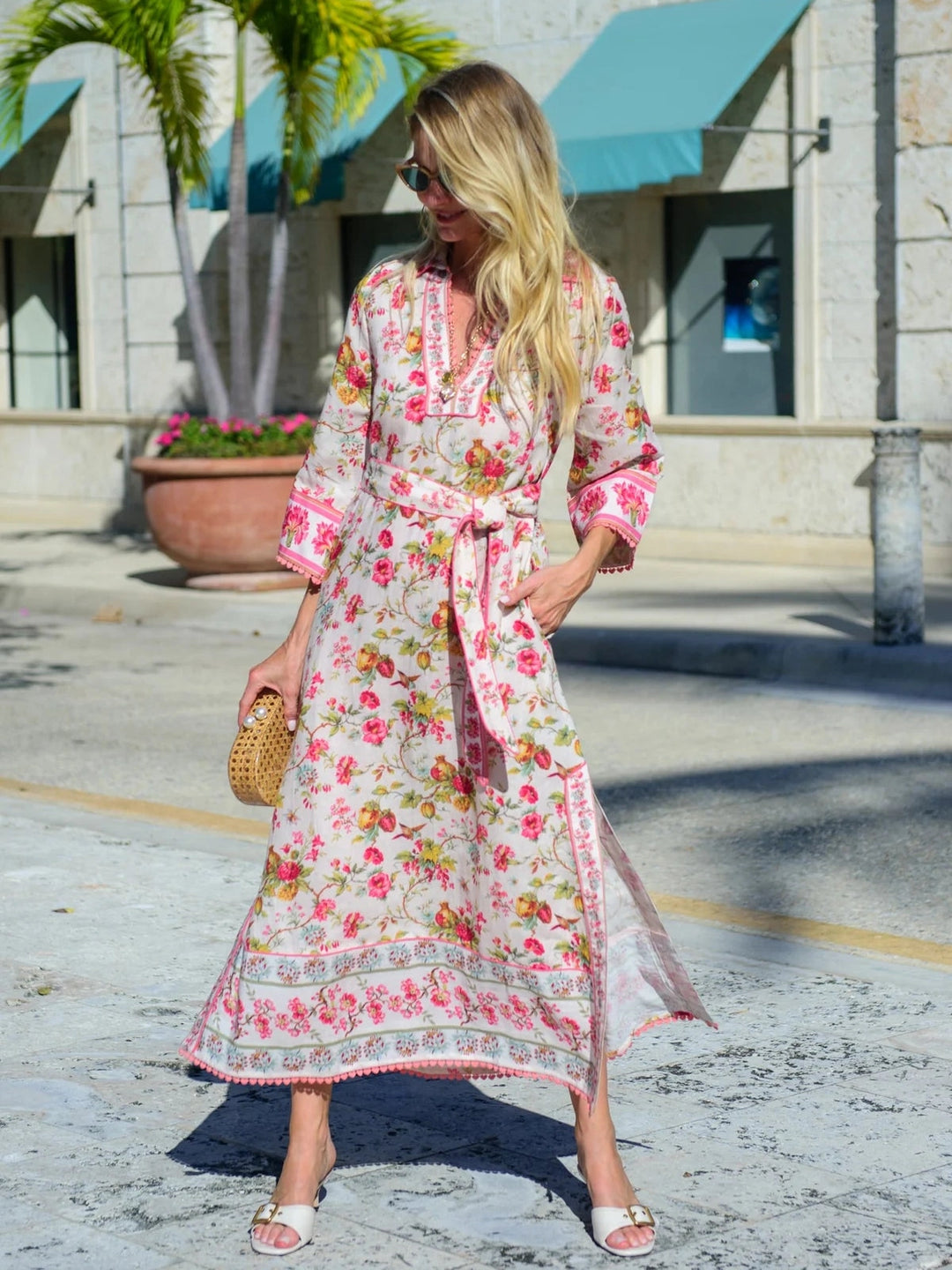 Talia Dress in English Gardens