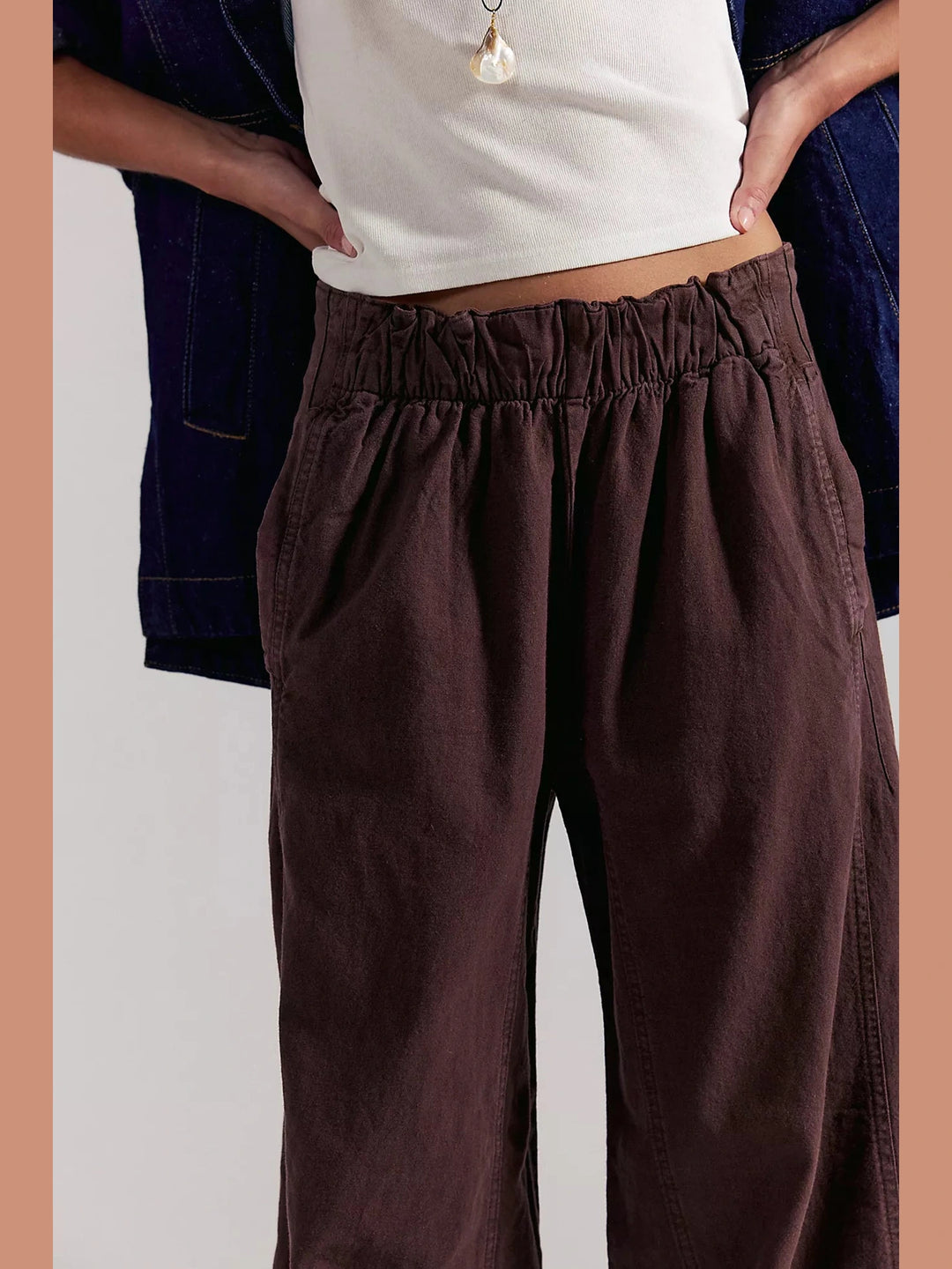 Days End Linen Pull-On Pants