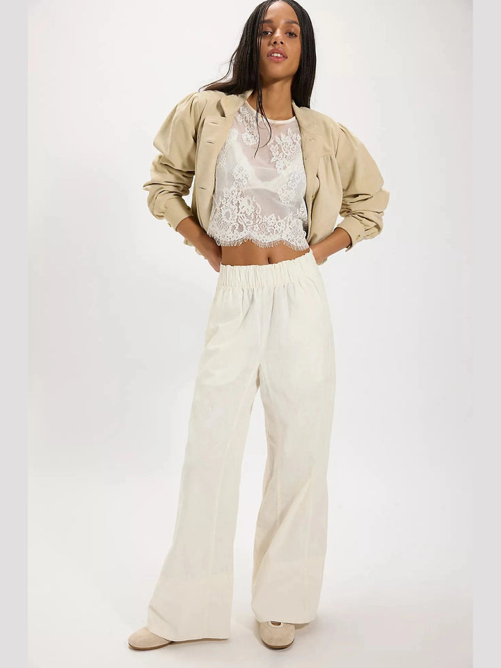 Days End Linen Pull-On Pants