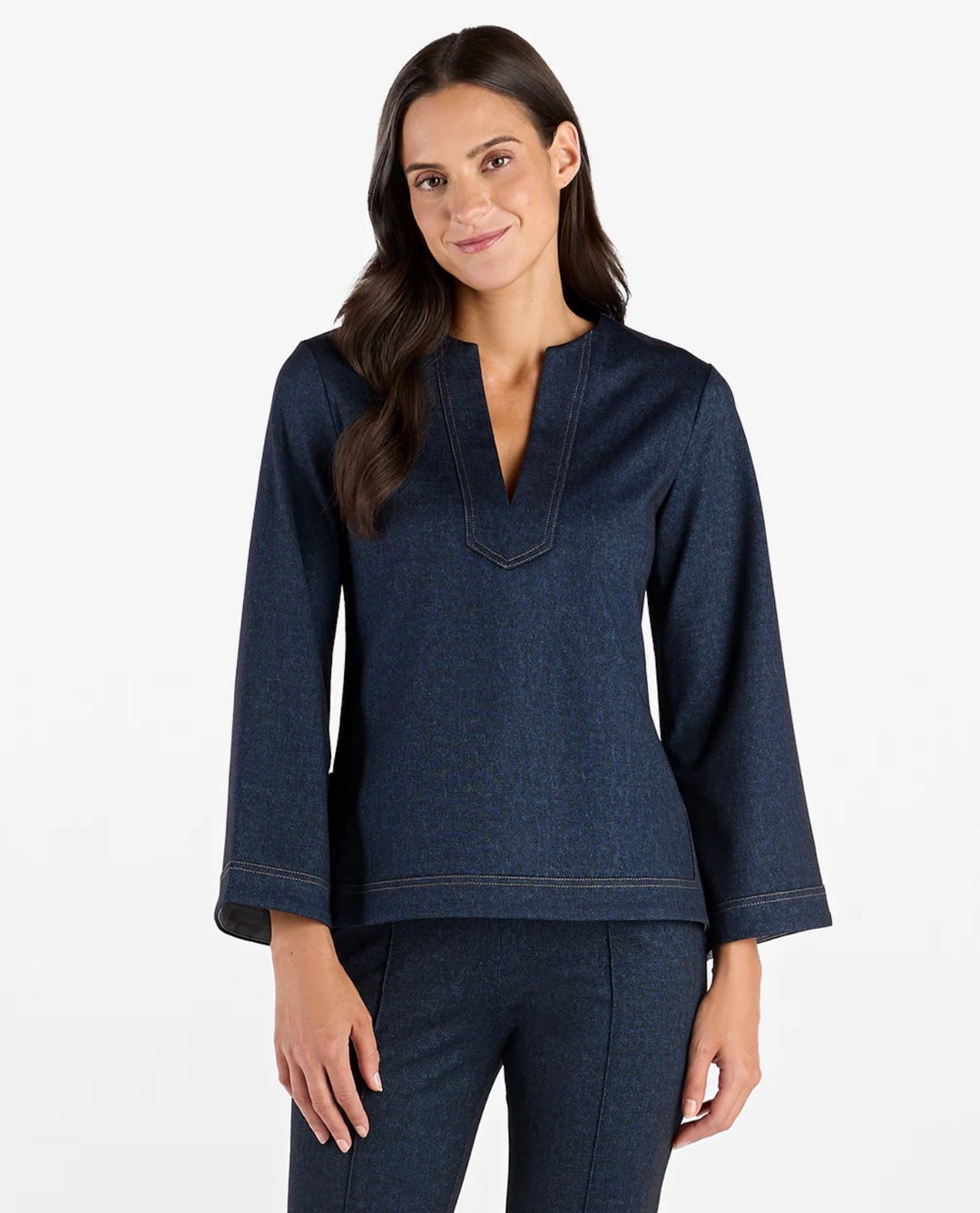 Jude Connally Sybil Top Denim - Navy Saddle