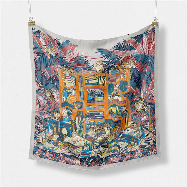 Jungle Garden Silk Scarf
