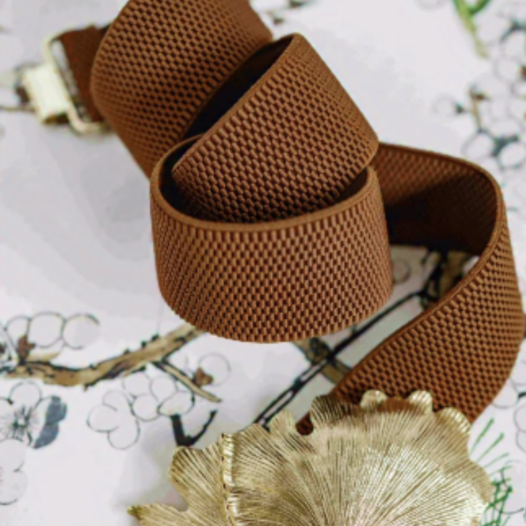 Garland Dark Brown Interchangeable Stretch Belt Band