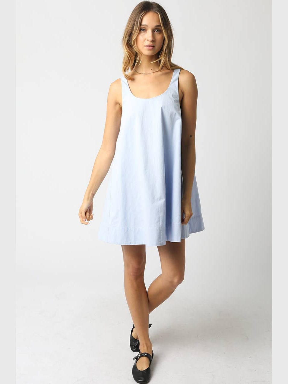 Ariel Sleeveless Swing Mini Dress