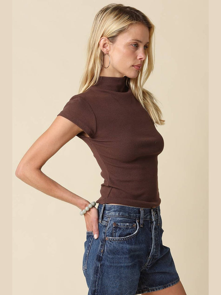 Anora Neck Knit Top